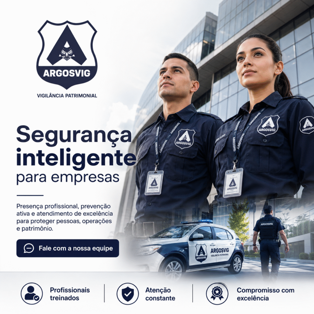 Segurança inteligente para empresas com profissionais da Argosvig